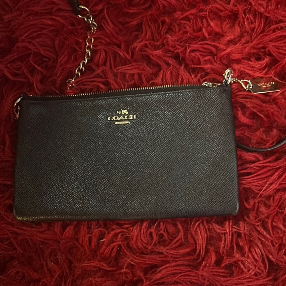 Coach crossbody detachable clutch